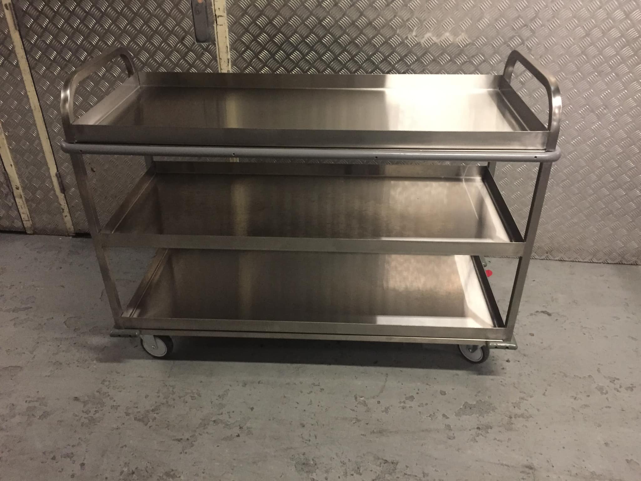 Stainless steel trolley